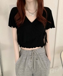 メロウフリルカシュクールカットソー