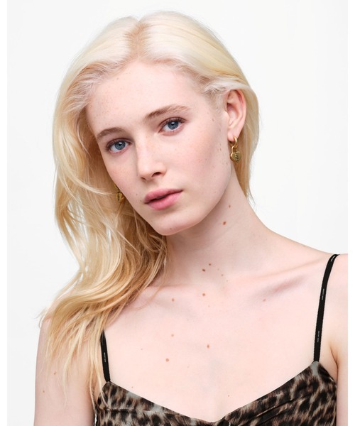 MARC JACOBS（マークジェイコブス）の「HEART PADLOCK EARRINGS/ハート パドロック ピアス（ピアス（両耳用）・レディース・シルバー/アンティークゴールド・ONE SIZE）」の5枚目の写真