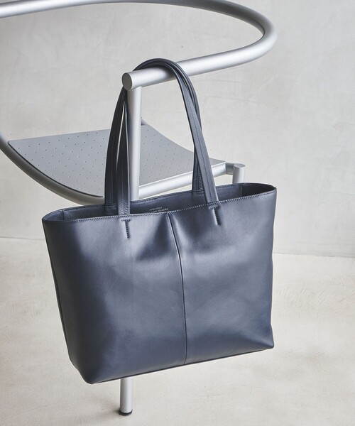 green label relaxing(グリーンレーベルリラクシング)の「GLR ファンクショナル V3 レザー トートバッグ(トートバッグ・メンズ・ネイビー/ダークブラウン/ブラック・FREE)」の3枚目の写真