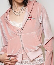WHO'S WHO gallery | 【26AW LOOK掲載品番】ベロアインクドチビパーカー(パーカー)