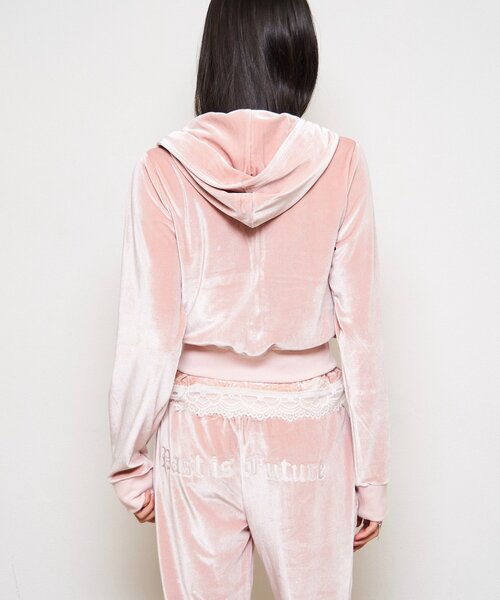 WHO'S WHO gallery(フーズフーギャラリー)の「【26AW LOOK掲載品番】ベロアインクドチビパーカー(パーカー・レディース・ブラウン/ピンク/ブルー・FREE)」の16枚目の写真