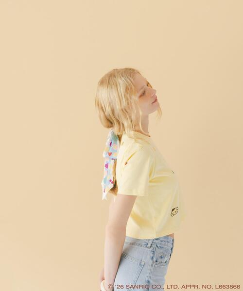NATURAL BEAUTY BASIC（ナチュラルビューティーベーシック）の「＜ポムポムプリンコラボ＞ツイリースカーフ（ストール/ショール・レディース・ブルー系その他・ﾌﾘ-）」の3枚目の写真