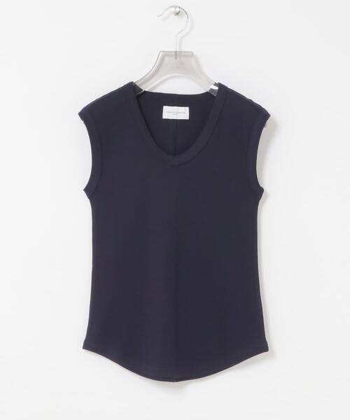 URBAN RESEARCH(アーバンリサーチ)の「new basic BABY SKIN SLEEVELESS(タンクトップ・レディース・オフホワイト/カーキ/ネイビー・FREE)」の3枚目の写真
