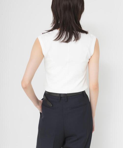 URBAN RESEARCH(アーバンリサーチ)の「new basic BABY SKIN SLEEVELESS(タンクトップ・レディース・オフホワイト/カーキ/ネイビー・FREE)」の5枚目の写真