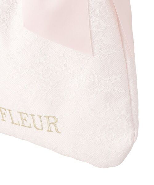 Maison de FLEUR(メゾンドフルール)の「レースダブルリボントートバッグ(トートバッグ・レディース・ライトピンク・FREE)」の16枚目の写真