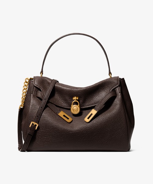 MICHAEL KORS(マイケルコース)の「HAMILTON MODERNE スラウチー サッチェル ラージ(ショルダーバッグ・レディース・ブラウン系・FREE)」の1枚目の写真
