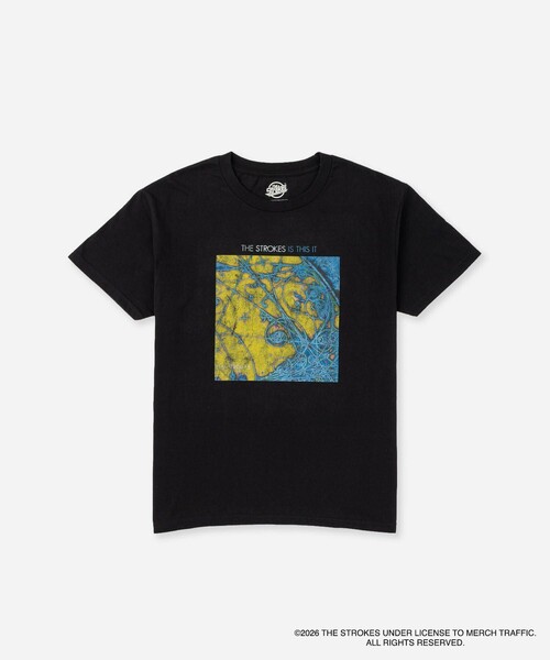 Saturdays NYC(サタデーズ ニューヨークシティ )の「The Strokes for Saturdays NYC Is This It T-shirt(Tシャツ/カットソー・メンズ・ブラック・L)」の1枚目の写真