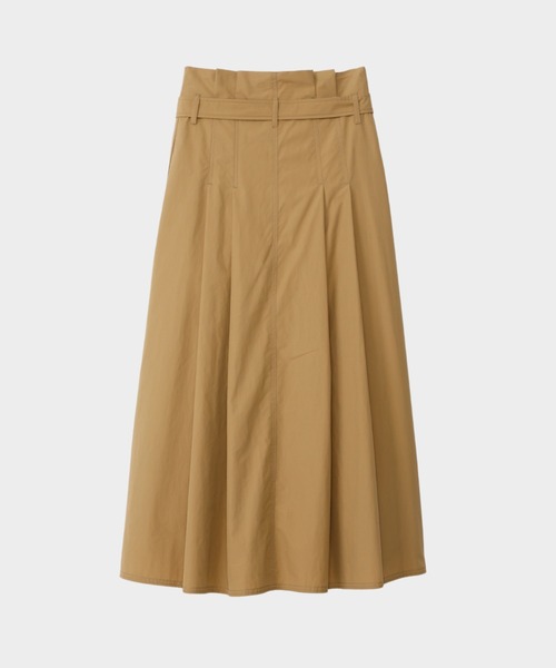 CINOH（チノ）の「TUCK BELT SKIRT（スカート・レディース・ベージュ・38）」の5枚目の写真
