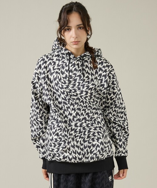 ELEY KISHIMOTO(イーリーキシモト)の「【ELEY KISHIMOTO×FILA】イーリーキシモト×フィラ スウェットフーディ / ユニセックス / SM6FBU709(パーカー・メンズ・ブラック・L/M)」の9枚目の写真