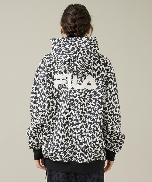ELEY KISHIMOTO(イーリーキシモト)の「【ELEY KISHIMOTO×FILA】イーリーキシモト×フィラ スウェットフーディ / ユニセックス / SM6FBU709(パーカー・メンズ・ブラック・L/M)」の12枚目の写真