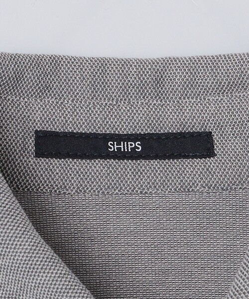 SHIPS(シップス)の「【WEB限定】〈吸水速乾・手洗い可能〉シャンブレー レギュラー ロングスリーブ ポロシャツ(ポロシャツ・メンズ・ライトグレー/ロイヤルブルー/ブラウン/ダークグレー・LARGE/X-LARGE/MEDIUM/SMALL)」の12枚目の写真