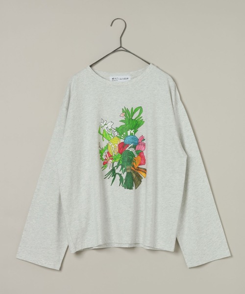 studio CLIP(スタディオクリップ)の「【嬉々!!CREATIVE×daily CLIP】オートミール長袖Tシャツ(Tシャツ/カットソー・レディース・オフホワイト/ホワイト・FREE)」の2枚目の写真