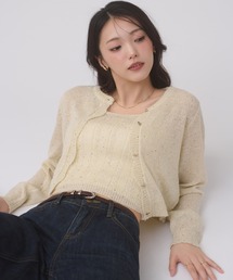 sequins knit ensemble / スパンコールニットアンサンブル