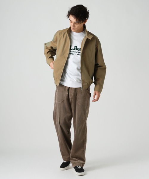 BAYFLOW(ベイフロー)の「ハリントンショートジャケット(ブルゾン・メンズ・ネイビー/ベージュ・MEDIUM/LARGE)」の9枚目の写真