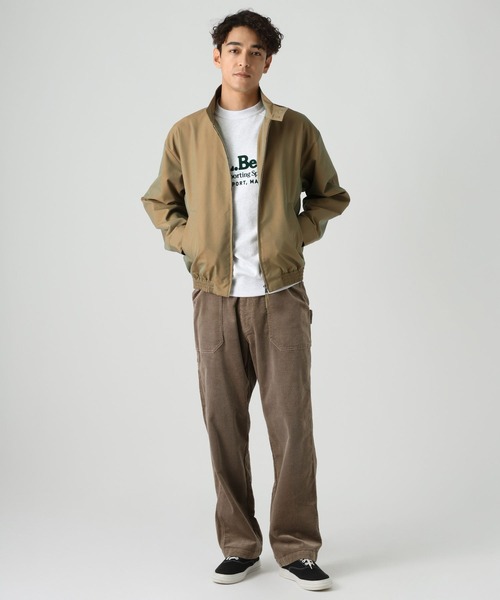 BAYFLOW(ベイフロー)の「ハリントンショートジャケット(ブルゾン・メンズ・ネイビー/ベージュ・MEDIUM/LARGE)」の10枚目の写真