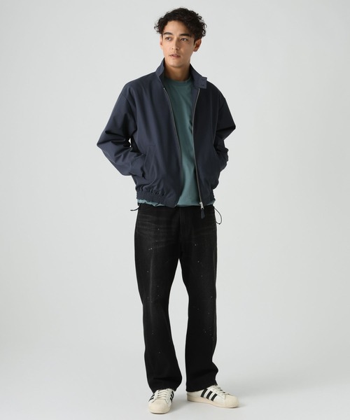 BAYFLOW(ベイフロー)の「ハリントンショートジャケット(ブルゾン・メンズ・ネイビー/ベージュ・MEDIUM/LARGE)」の13枚目の写真