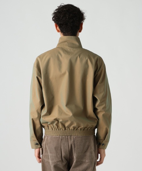BAYFLOW(ベイフロー)の「ハリントンショートジャケット(ブルゾン・メンズ・ネイビー/ベージュ・MEDIUM/LARGE)」の3枚目の写真