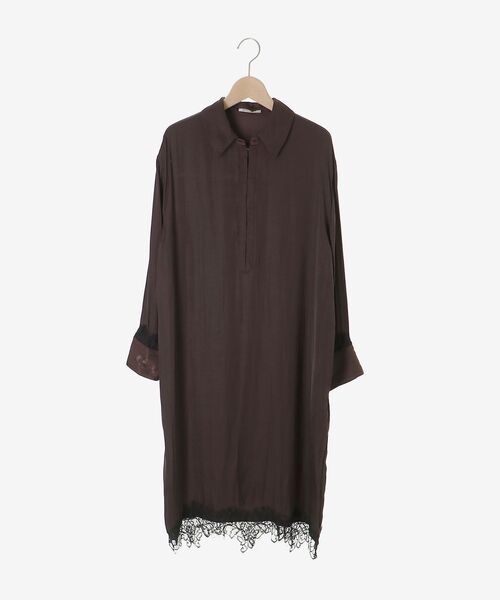 le.coeur blanc(ルクールブラン)の「フロントホックスキッパーワンピ(ワンピース・レディース・ブラウン/ブルー系その他4・38)」の3枚目の写真