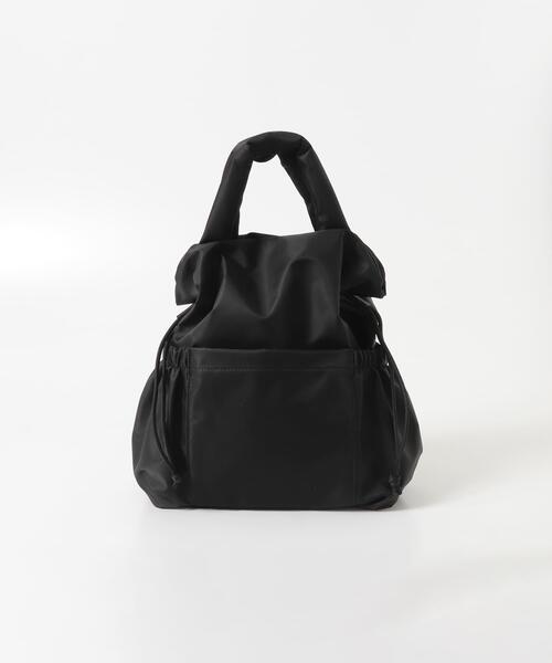 URBAN RESEARCH DOORS(アーバンリサーチドアーズ)の「ナイロンドロストトートバッグ(トートバッグ・レディース・ブラック/カーキ・-)」の4枚目の写真