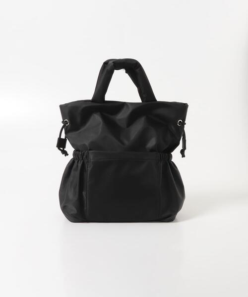 URBAN RESEARCH DOORS(アーバンリサーチドアーズ)の「ナイロンドロストトートバッグ(トートバッグ・レディース・ブラック/カーキ・-)」の5枚目の写真