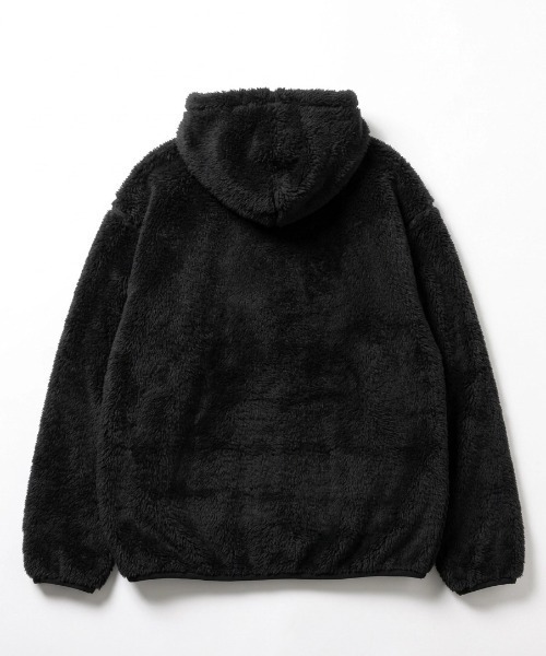 Champion(チャンピオン)の「2026AW Champion/チャンピオン シェルパフリース ワンポイントロゴ刺繍 フーデッドジャケット フルジップパーカー レディース メンズ(ブルゾン・メンズ・モスグリーン/ブラック/ネイビー・L/XL/M)」の4枚目の写真