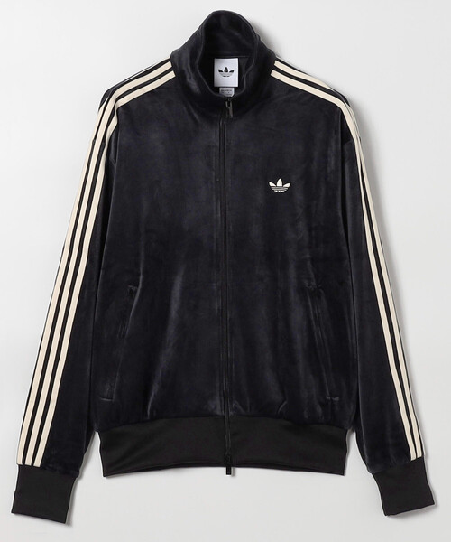 adidas(アディダス)の「adidas/アディダス ファイヤーバード ベロア トラックトップ/FIREBIRD VELOR TRACK TOP(ブルゾン・メンズ・ブラック/オフホワイト・X-LARGE/LARGE/MEDIUM)」の1枚目の写真