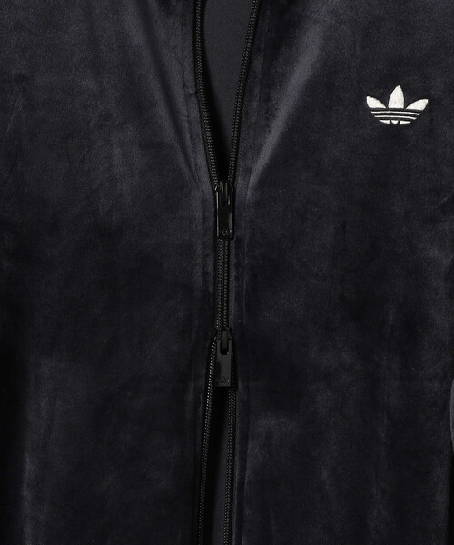 adidas(アディダス)の「adidas/アディダス ファイヤーバード ベロア トラックトップ/FIREBIRD VELOR TRACK TOP(ブルゾン・メンズ・ブラック/オフホワイト・X-LARGE/LARGE/MEDIUM)」の8枚目の写真