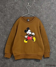 MICKEY MOUSE（ミッキーマウス）の「【Disney/ディズニー】MICKEY ミッキーマウス 裏起毛 オーバーサイズ トレーナー(M45-02)（スウェット）」