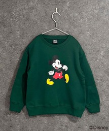 MICKEY MOUSE（ミッキーマウス）の「【Disney/ディズニー】MICKEY ミッキーマウス 裏起毛 オーバーサイズ トレーナー(M45-02)（スウェット）」