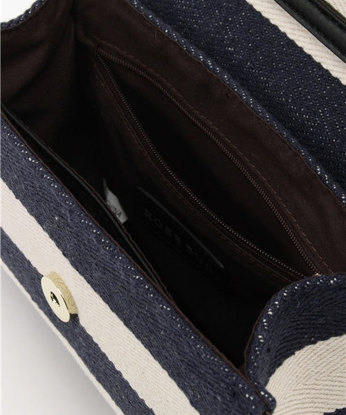 ROSE BUD（ローズバッド）の「(ROSE BUD)06559-1[ボーダー]（ショルダーバッグ・レディース・ホワイト/ブルー・ONE SIZE）」の7枚目の写真