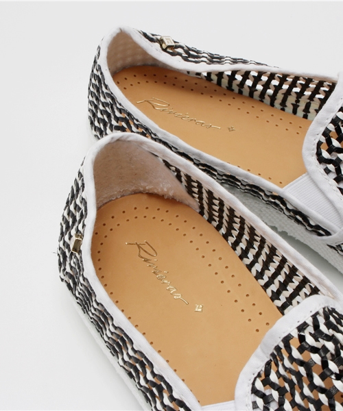 Rivieras(リビエラ)の「Rivieras Leisure Shoes メッシュスリッポンシューズ(スリッポン・メンズ・ゴールド/ブラック・41/40/42/44/43)」の5枚目の写真