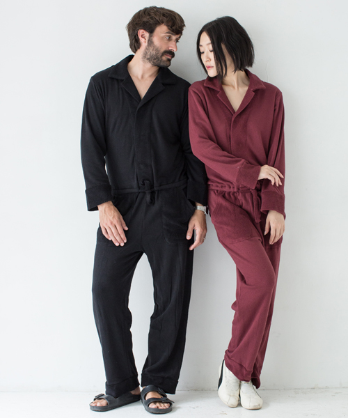 bodco（ボッコ）の「【bodco】ボッコ/ LOOPBACK OVERALL【ユニセックス】（つなぎ/オールインワン・メンズ・その他/ネイビー/ブラック・SMALL/LARGE/MEDIUM）」の3枚目の写真