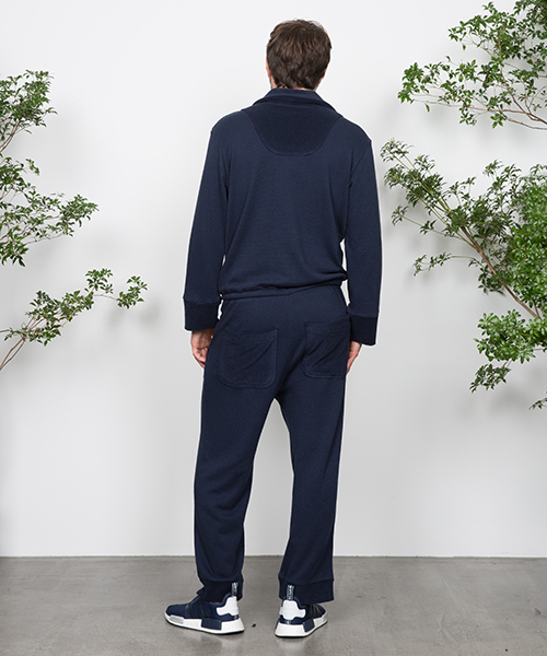 bodco（ボッコ）の「【bodco】ボッコ/ LOOPBACK OVERALL【ユニセックス】（つなぎ/オールインワン・メンズ・その他/ネイビー/ブラック・SMALL/LARGE/MEDIUM）」の5枚目の写真