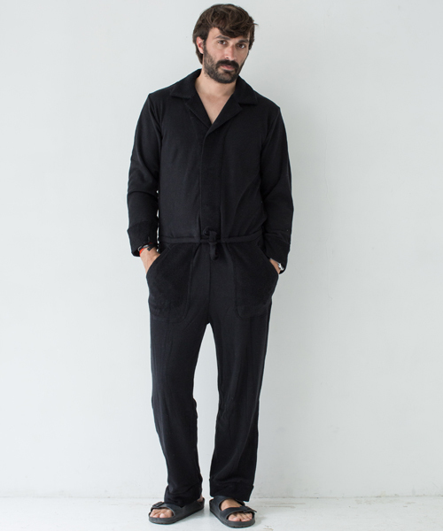 bodco（ボッコ）の「【bodco】ボッコ/ LOOPBACK OVERALL【ユニセックス】（つなぎ/オールインワン・メンズ・その他/ネイビー/ブラック・SMALL/LARGE/MEDIUM）」の10枚目の写真