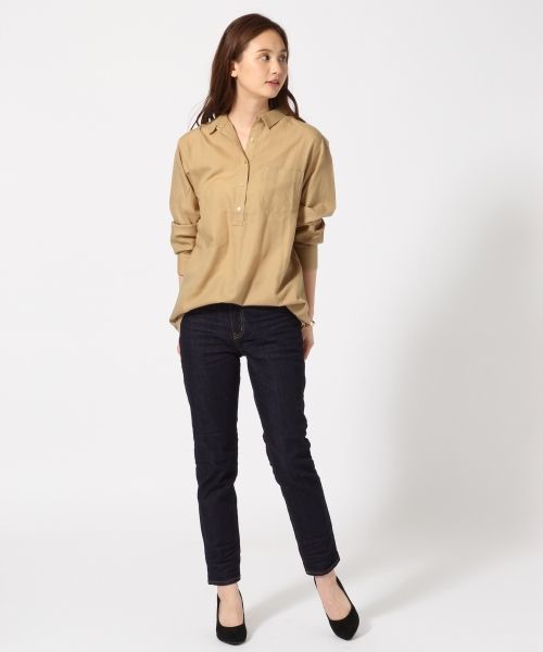 GLOBAL WORK（グローバルワーク）の「CONE DENIM 5P/720054（デニムパンツ・レディース・ネイビー/ブルー系その他/ブラック/ブルー・MEDIUM/SMALL/LARGE）」の6枚目の写真