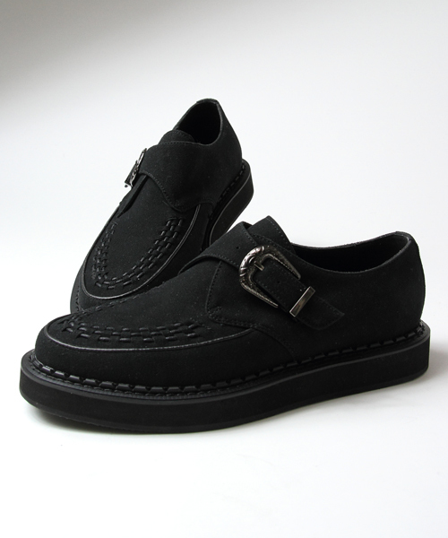 JACKROSE（ジャックローズ）の「ウエスタンバックルラバーソール（その他シューズ・メンズ・ブラック/ベージュ・L/M）」の2枚目の写真