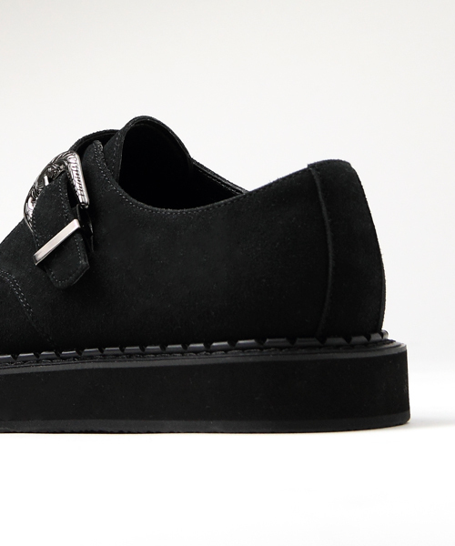 JACKROSE（ジャックローズ）の「ウエスタンバックルラバーソール（その他シューズ・メンズ・ブラック/ベージュ・L/M）」の4枚目の写真