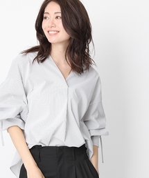 Andemiu | ソデボリュームヌケエリシャツ752361(シャツ/ブラウス)