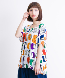MERLOT | ドラム柄トップス2298(Tシャツ/カットソー)