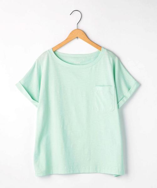 coen（コーエン）の「スラブポケットTシャツ（Tシャツ/カットソー・レディース・ホワイト/ピンク/ライム/ネイビー・FREE）」の3枚目の写真