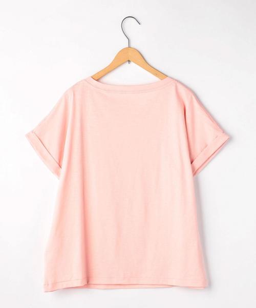 coen（コーエン）の「スラブポケットTシャツ（Tシャツ/カットソー・レディース・ホワイト/ピンク/ライム/ネイビー・FREE）」の6枚目の写真