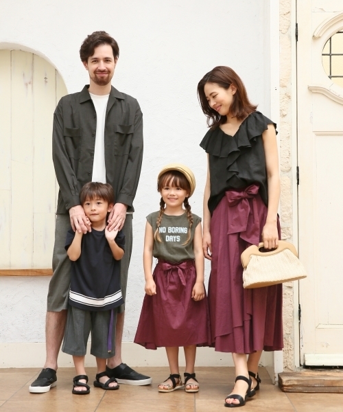 GLOBAL WORK（グローバルワーク）の「キッズ【吸水速乾】カノコBIG-Tシャツ半袖/762743（Tシャツ/カットソー・キッズ・グレー/ベージュ/ネイビー・XX-LARGE/MEDIUM/LARGE/SMALL/X-LARGE）」の12枚目の写真