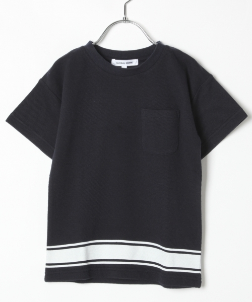 GLOBAL WORK（グローバルワーク）の「キッズ【吸水速乾】カノコBIG-Tシャツ半袖/762743（Tシャツ/カットソー・キッズ・グレー/ベージュ/ネイビー・XX-LARGE/MEDIUM/LARGE/SMALL/X-LARGE）」の14枚目の写真