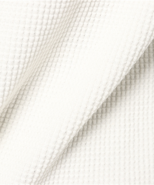 un dix cors(アンディコール)の「ワッフルフレンチプルオーバーカットソー(Tシャツ/カットソー・レディース・ライトグレー/アイボリー・フリ-)」の9枚目の写真