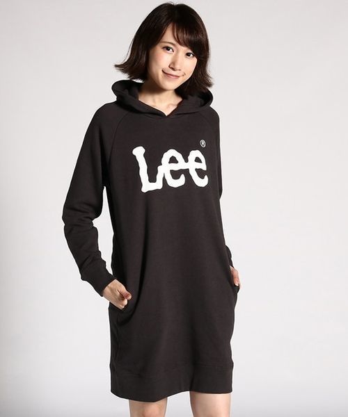 Lee リー の Lee リーロゴプリントパーカーワンピース ワンピース Wear