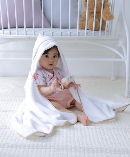 HAKKA BABY（ハッカベビー）の「[ベビー]コットンクローバー短肌着セット（肌着・キッズ・パープル/ピンク/ブルー/グリーン・F）」の5枚目の写真