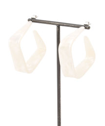 SHIPS | FrenchAtelier:スクエアーフープピアス(ピアス（両耳用）)