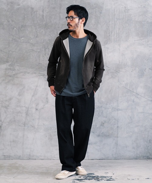 セール】スウェット デニム ジップ パーカー（パーカー）｜JIGGYS SHOP