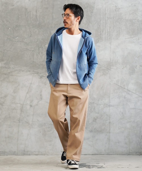 セール】スウェット デニム ジップ パーカー（パーカー）｜JIGGYS SHOP