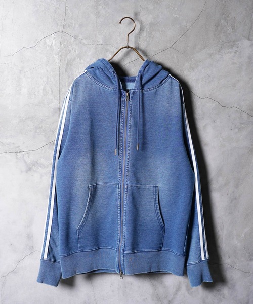 スウェット デニム ジップ パーカー（パーカー）｜JIGGYS SHOP（ジギー